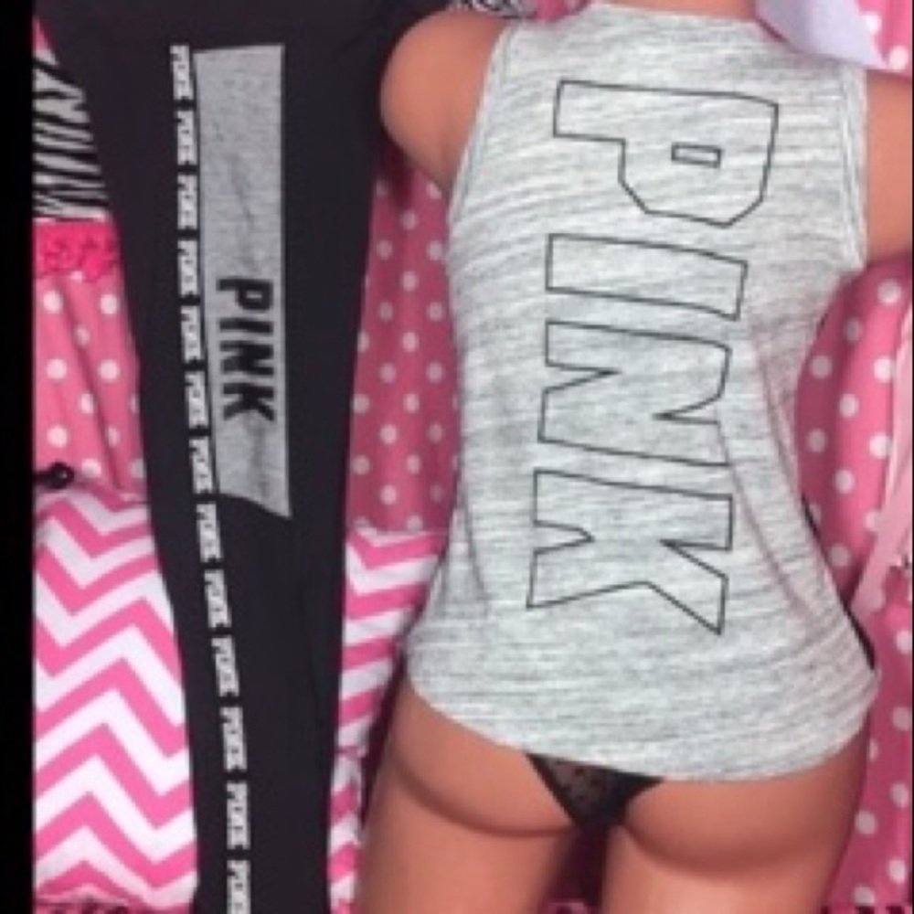 Victoria Secret ultimate bottoms and tank.